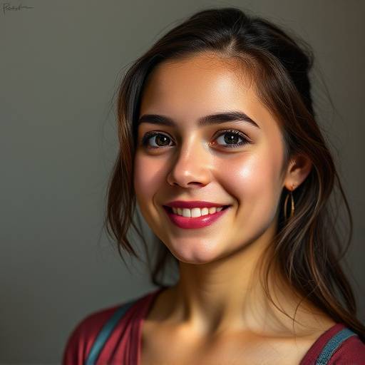 Foto de Maria Souza, aluna do curso